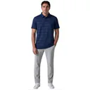 Callaway Mid Century Jacquard Poloshirt, dunkelblau
