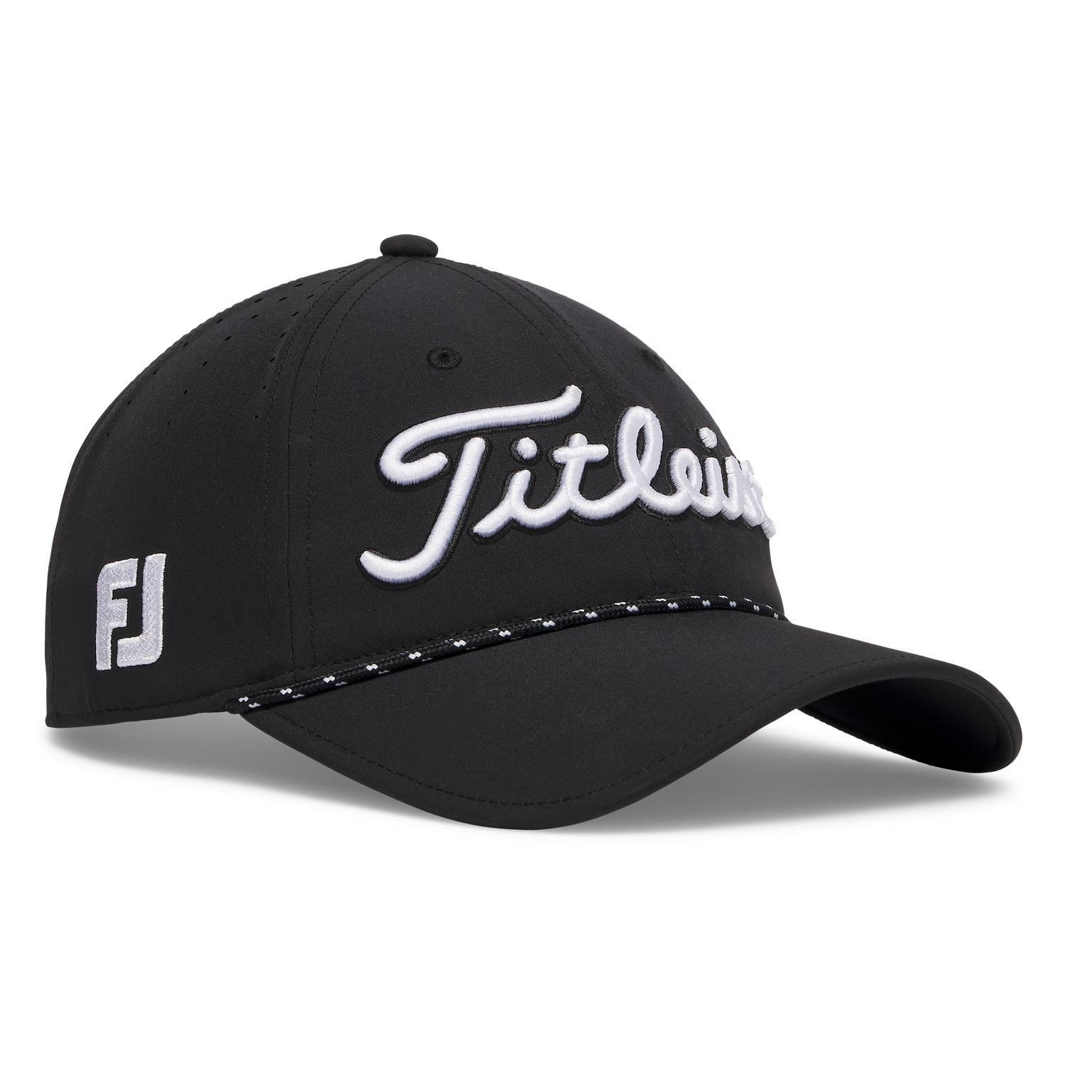 Titleist Tour Breezer Herren Golfcap, schwarz