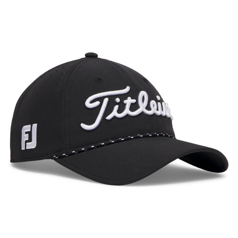 Titleist Tour Breezer Herren Golfcap, schwarz