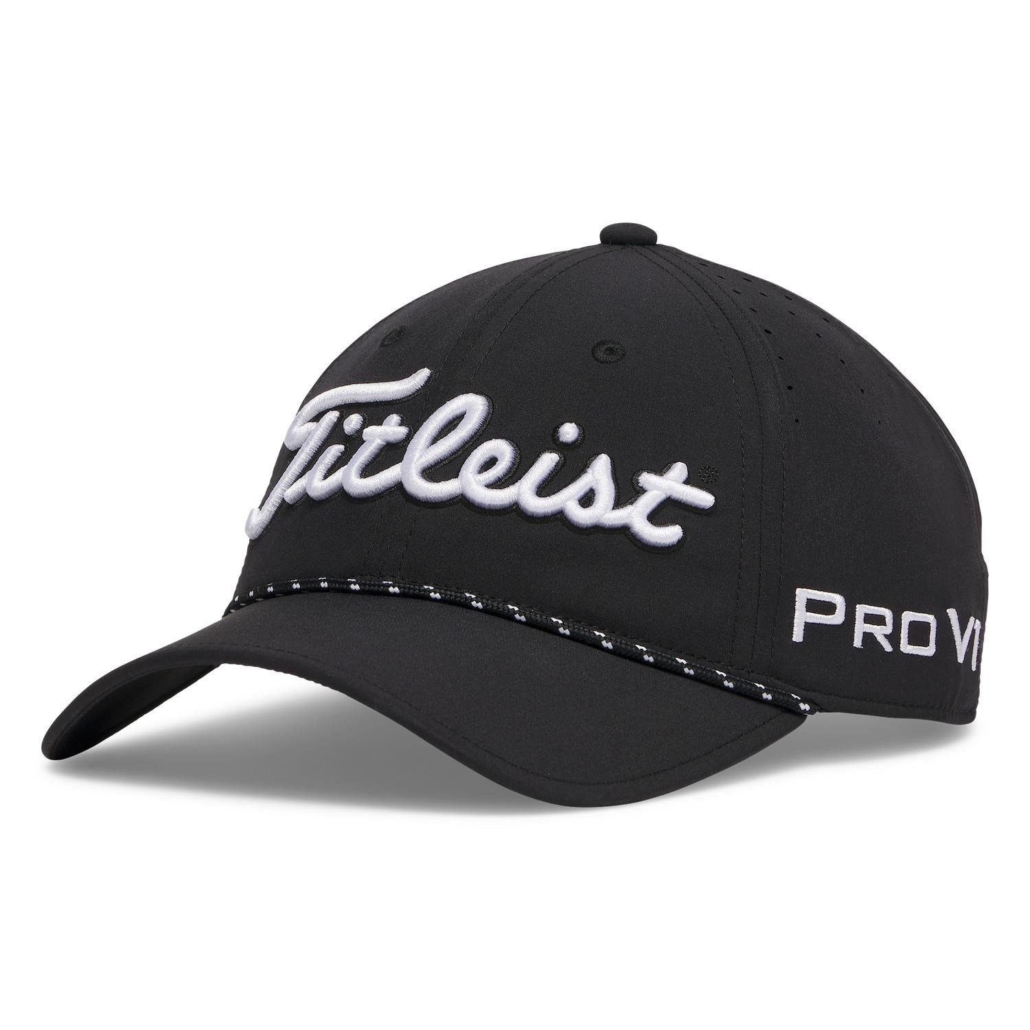 Titleist Tour Breezer Herren Golfcap, schwarz