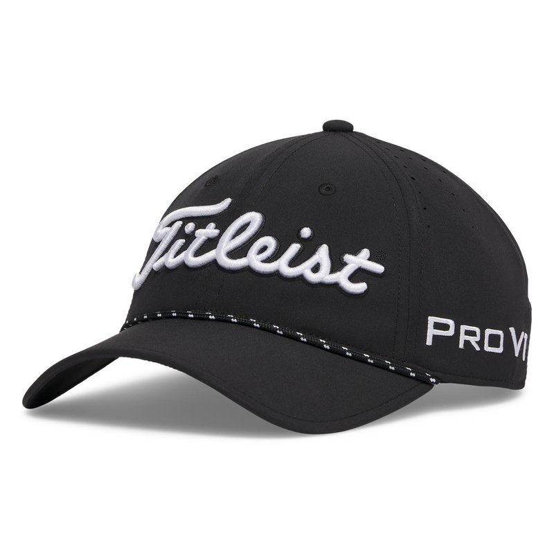 Titleist Tour Breezer Herren Golfcap, schwarz