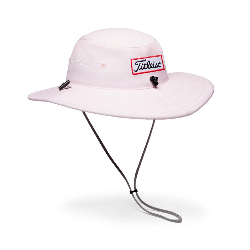 Titleist Tour Aussie Herren Bucket Hut, pale pink