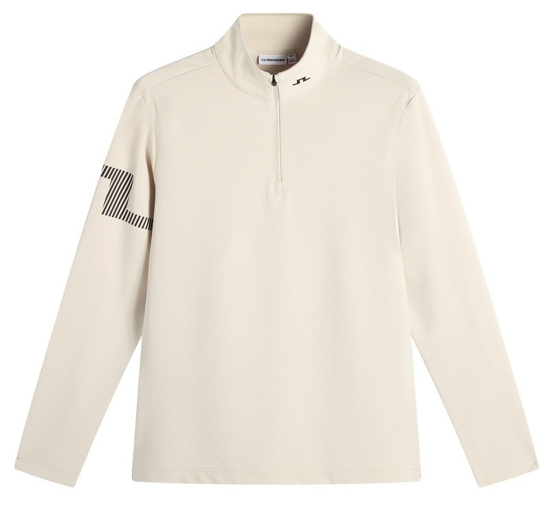 J.Lindeberg Heath Strike Mid Layer Herren Sweatshirt, moonbeam