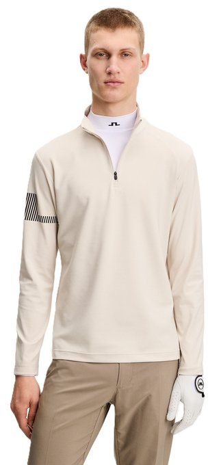 J.Lindeberg Heath Strike Mid Layer Herren Sweatshirt, moonbeam