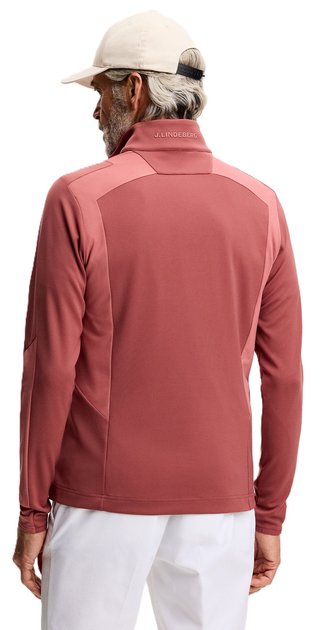 J.Lindeberg Lukas Quarter Zip Mid Layer Herren Sweatshirt, apple butter