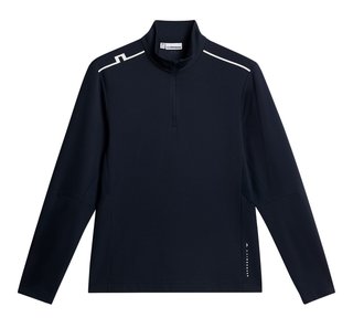 J.Lindeberg Leon Quarter Zip Mid Layer Herren Sweatshirt, JL Navy