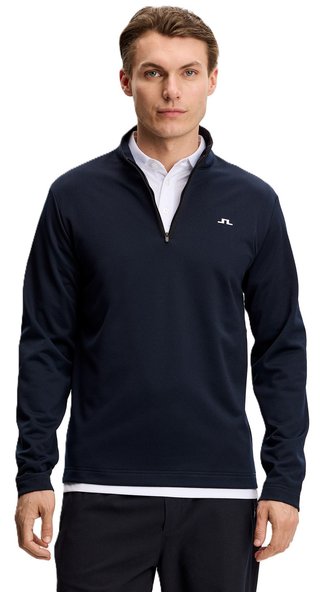 J.Lindeberg Clide Quarter Zip Mid Layer Herren Sweatshirt, JL Navy