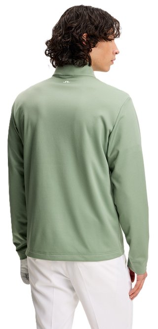 J.Lindeberg Clide Quarter Zip Mid Layer Herren Sweatshirt, hedge green