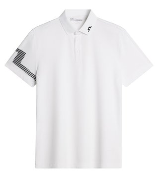 J.Lindeberg Heath Herren Poloshirt, weiss