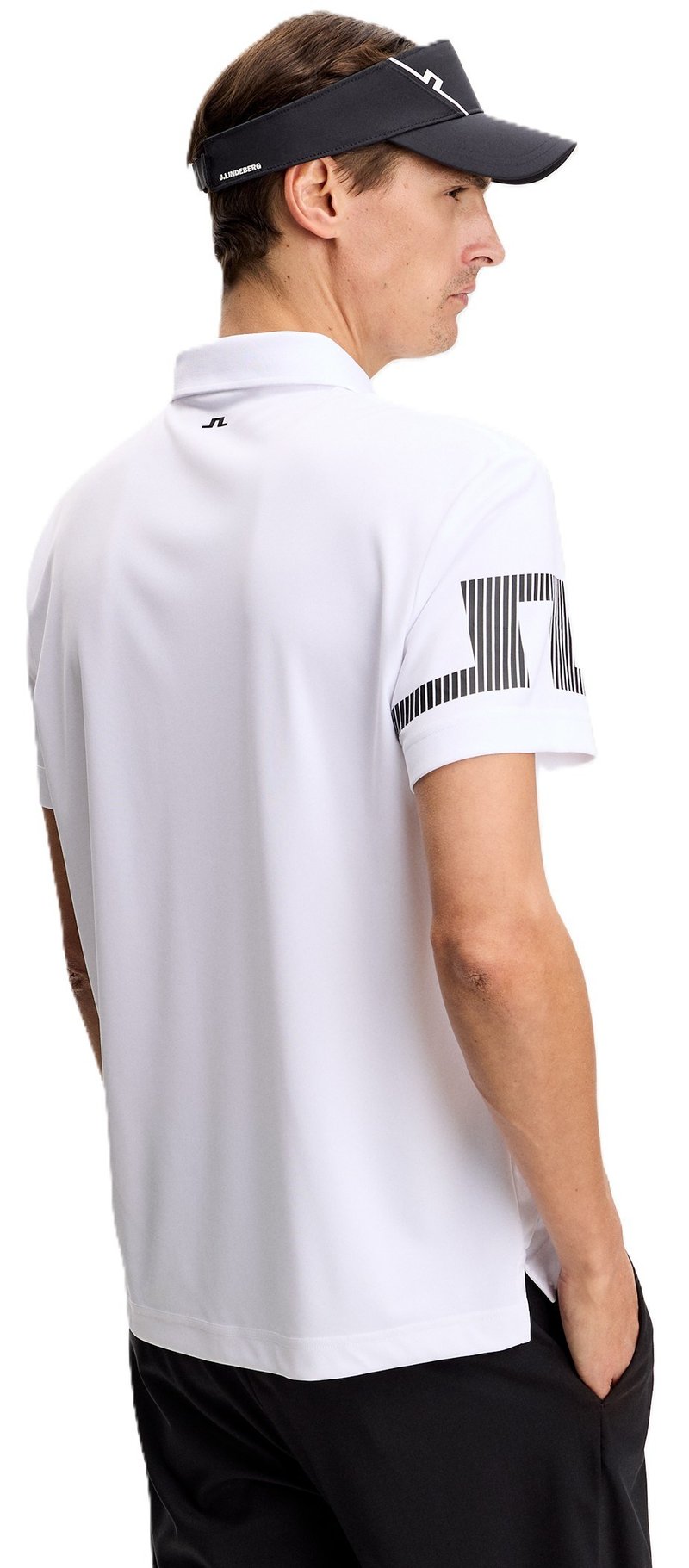 J.Lindeberg Heath Herren Poloshirt, weiss