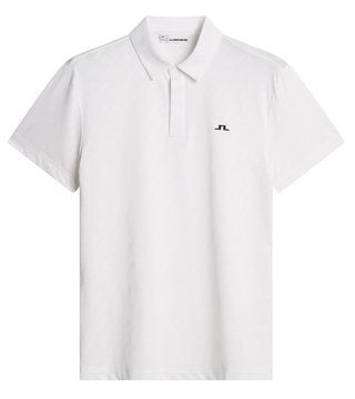 J.Lindeberg Wilhelm Herren Poloshirt, weiss