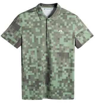 J.Lindeberg Dario Tour Print Herren Poloshirt, tour 26 tonal green