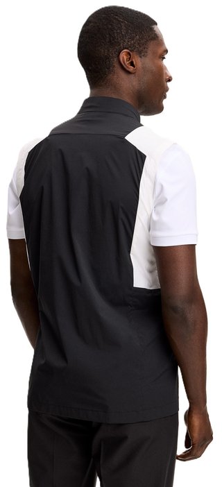 J.Lindeberg Jacs Zip Herren Weste, schwarz