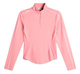 J.Lindeberg Adiola Quarter Zip Mid Layer Damen Sweatshirt, flamingo plume