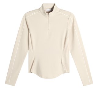 J.Lindeberg Adiola Quarter Zip Mid Layer Damen Sweatshirt, moonbeam
