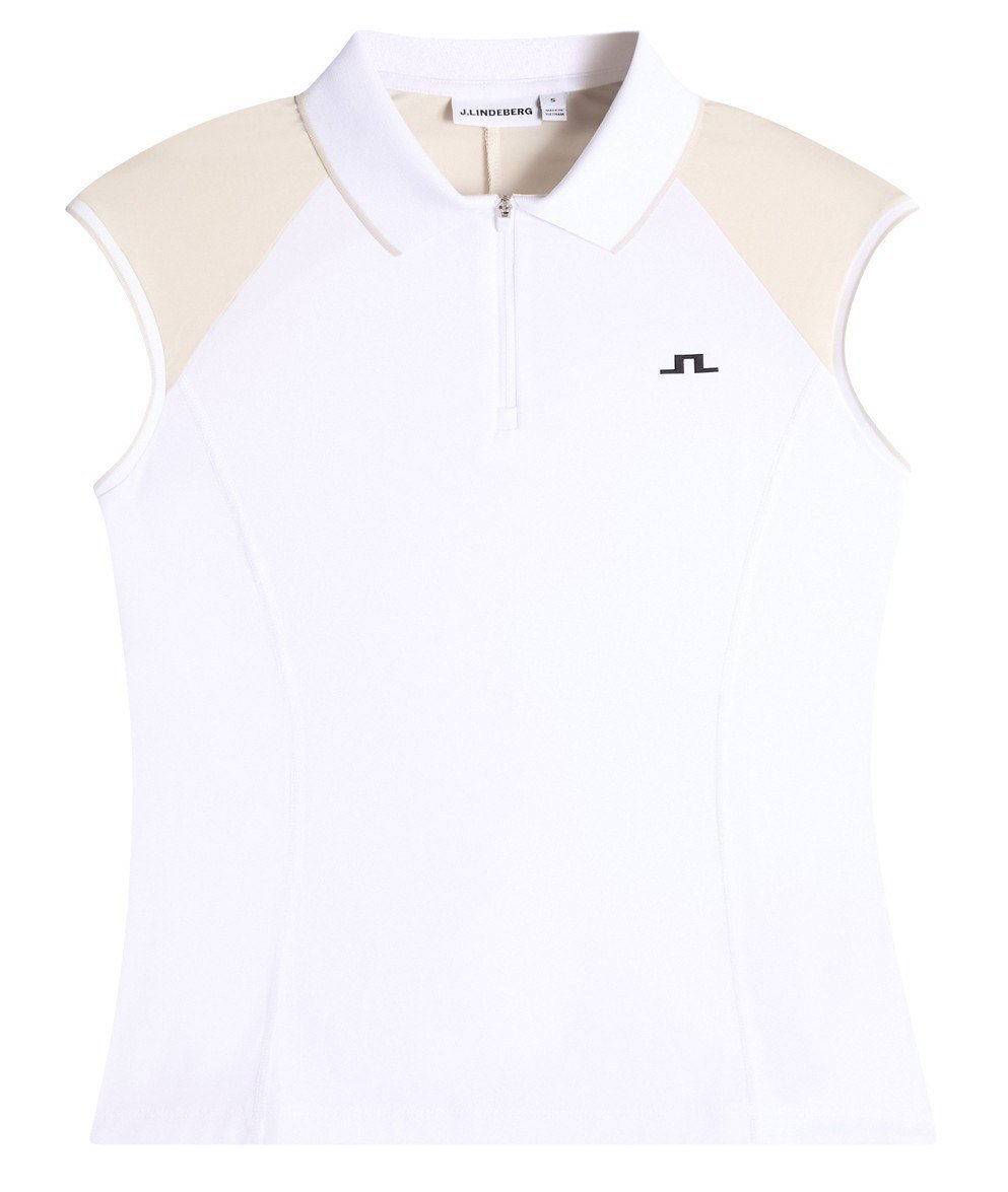 J.Lindeberg Lei Damen Polo, weiss