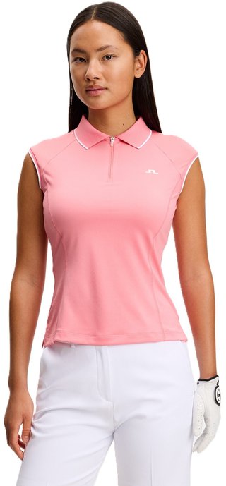 J.Lindeberg Lei Damen Polo, flamingo plume
