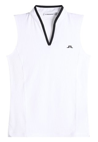 J.Lindeberg Mila Sleeveless Damen Poloshirt, weiss