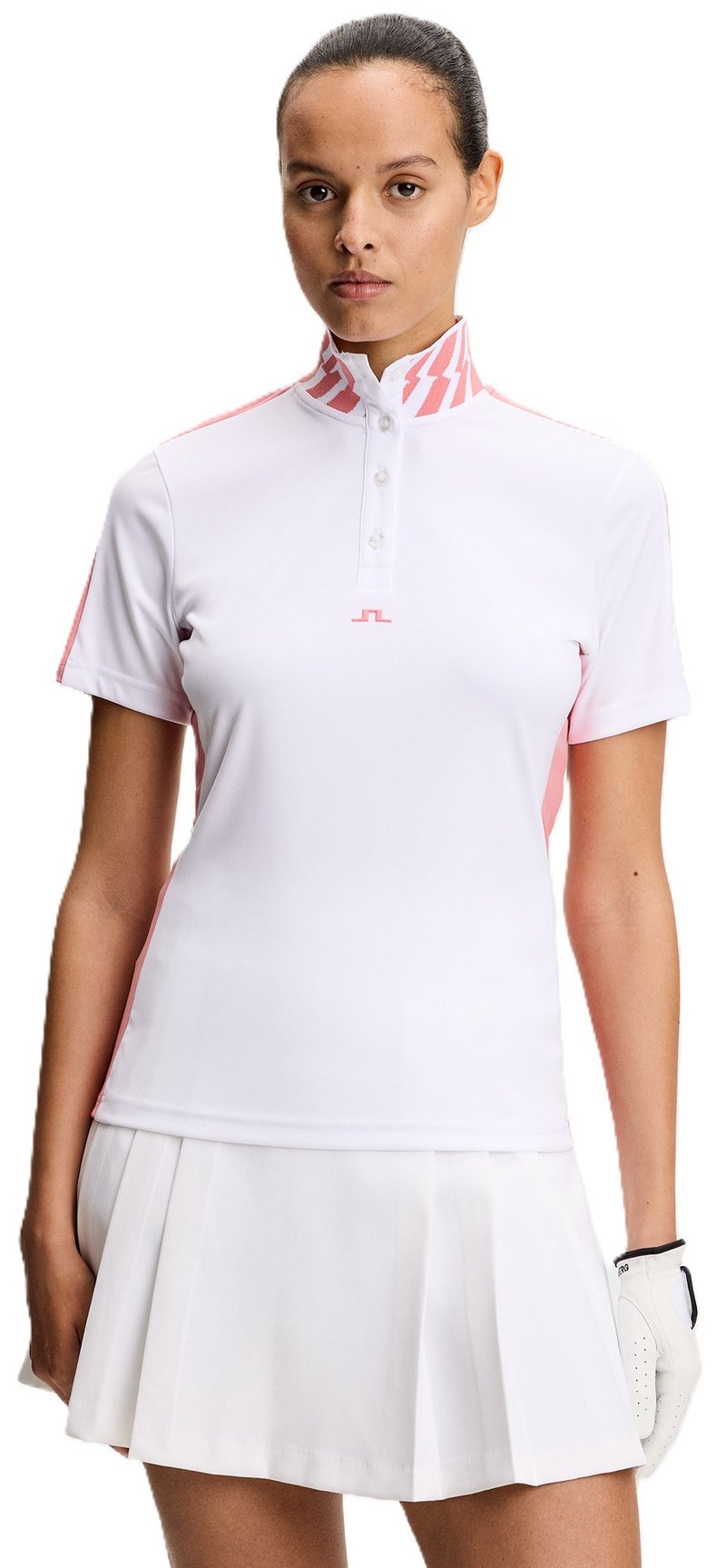 J.Lindeberg Pip Damen Poloshirt, weiss
