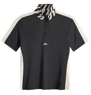 J.Lindeberg Pip Damen Poloshirt, schwarz