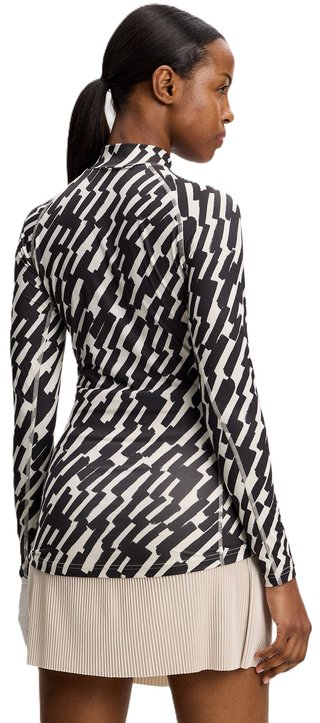 J.Lindeberg Ella Print Soft Compression Damen Top, oak moonbeam