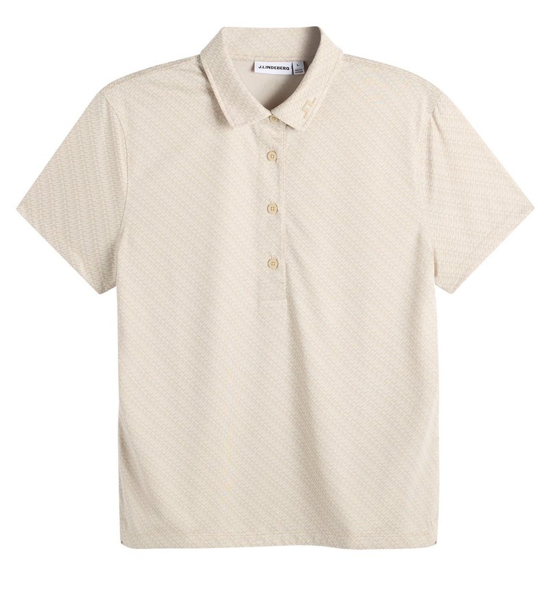 J.Lindeberg Caitlyn Damen Polo, flight bridge moonbeam
