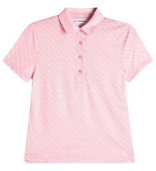 J.Lindeberg Caitlyn Damen Polo, flight bridge flamingo