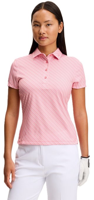 J.Lindeberg Caitlyn Damen Polo, flight bridge flamingo