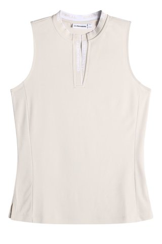 J.Lindeberg Leya Sleeveless Damen Poloshirt, moonbeam