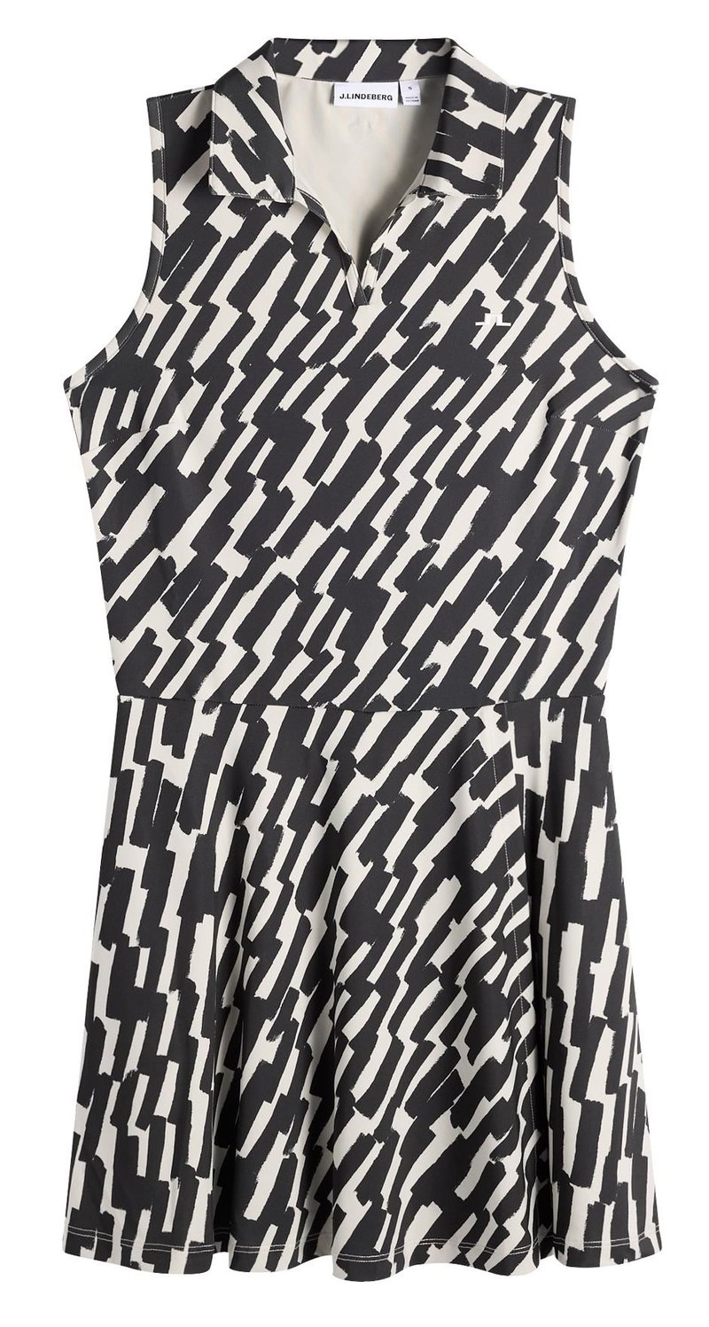 J.Lindeberg Dana Printed Damen Golfkleid, oak moonbeam