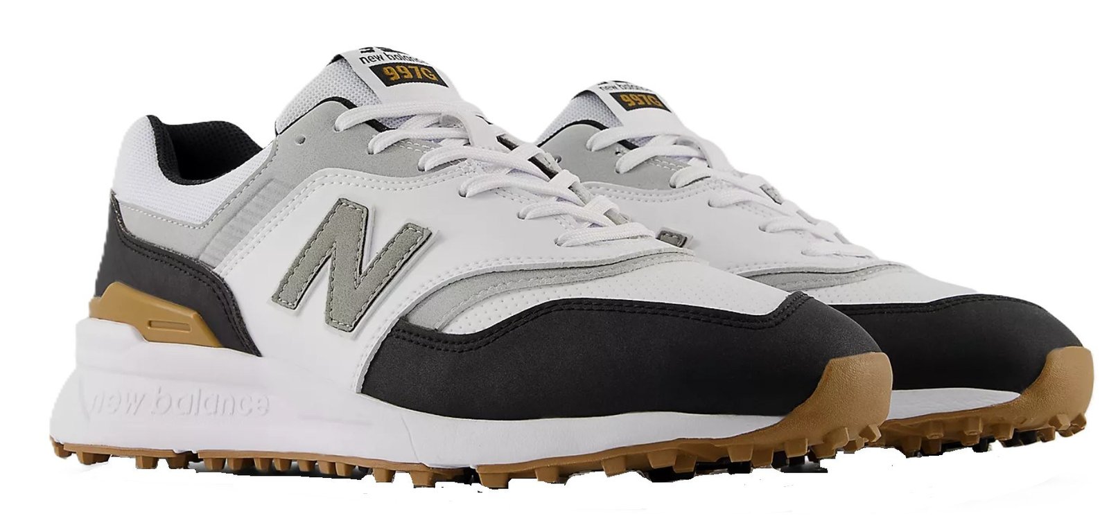 New Balance 997 SL Herren Golfschuhe, weiss/schwarz