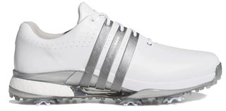 Adidas Tour360 24 Herren Golfschuhe, white/iron metal/silver
