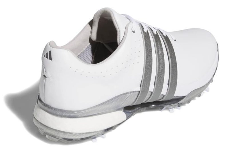 Adidas Tour360 24 Herren Golfschuhe, white/iron metal/silver