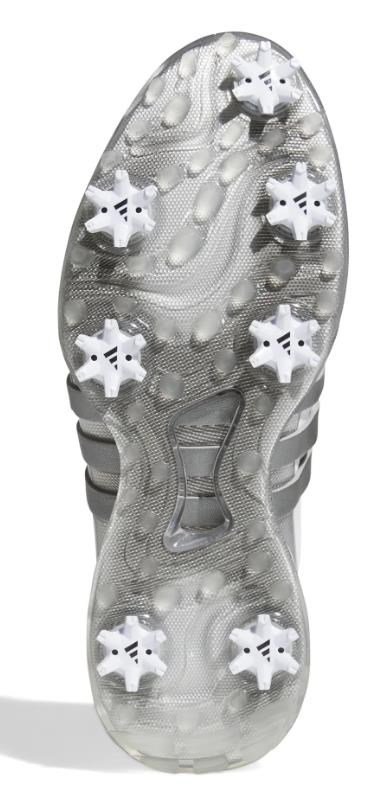 Adidas Tour360 24 Herren Golfschuhe, white/iron metal/silver