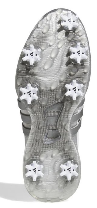 Adidas Tour360 24 Herren Golfschuhe, white/iron metal/silver