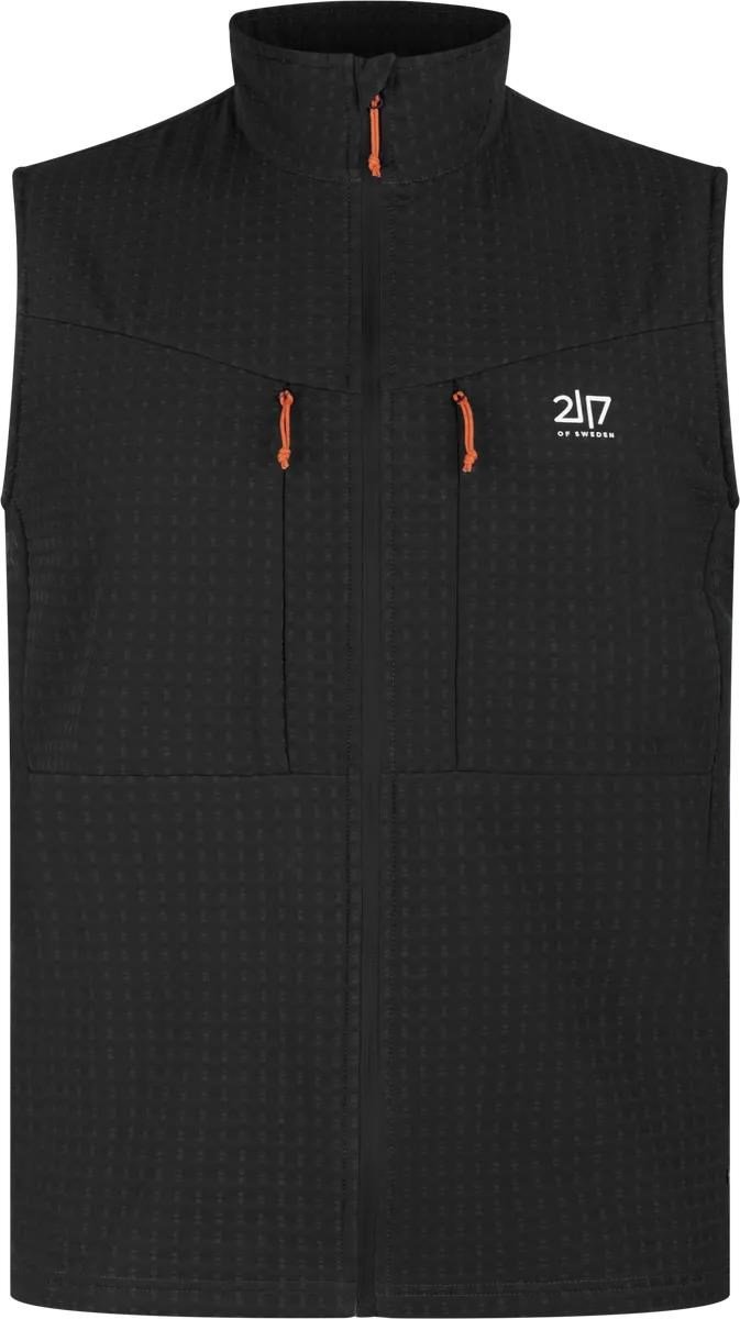 2117 of Sweden Mellom 3D Softshell Herren Weste, schwarz