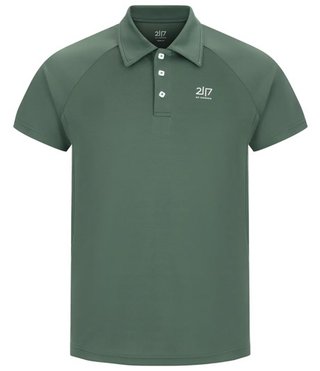 2117 of Sweden Fröseke Technical Pique Herren Poloshirt, Waldgrün