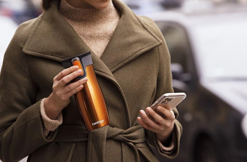 Contigo West Loop Thermobecher 470 ml, tangerine