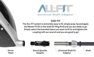 Schaftadapter All-Fit Master Wood Fit Kit - Ping - Driver/Fairway