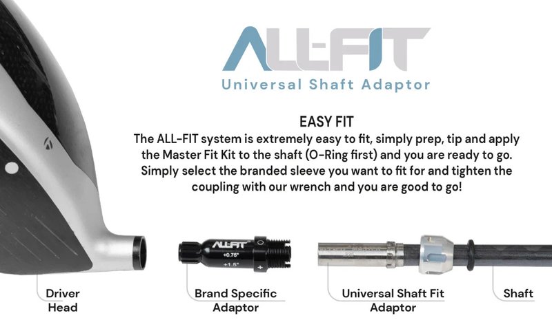 Schaftadapter All-Fit Master Wood Fit Kit - Ping - Driver/Fairway