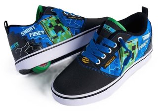 Heelys Minecraft Kama HE04212102 Kinder Golfschuhe, weiß/schwarz/grün