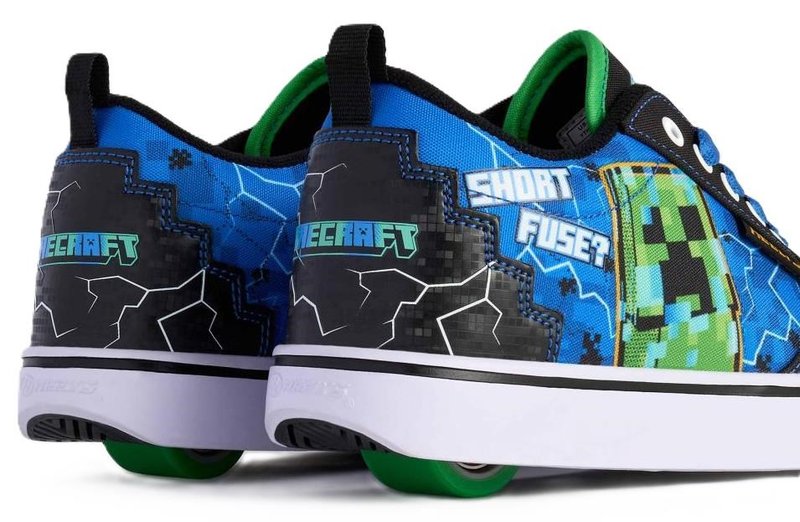 Heelys Minecraft Kama HE04212102 Kinder Golfschuhe, weiß/schwarz/grün