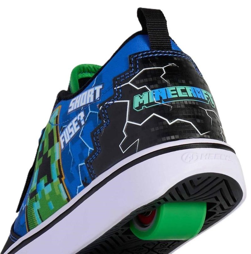 Heelys Minecraft Kama HE04212102 Kinder Golfschuhe, weiß/schwarz/grün