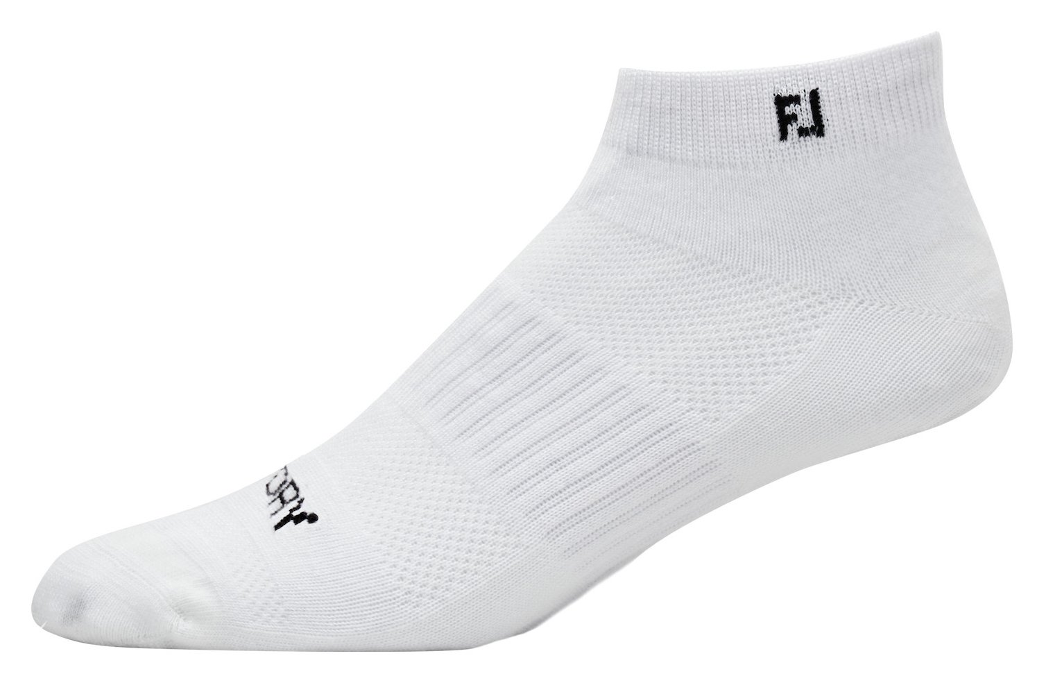 FootJoy ProDry Lightweight Sport Herren Socken, weiß, EU 39-46 (3 Paar)
