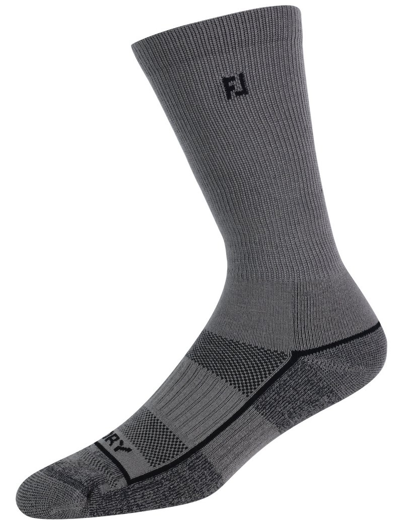 FootJoy ProDry Crew Herren Socken, grau, EUR 39-46 (Paar)