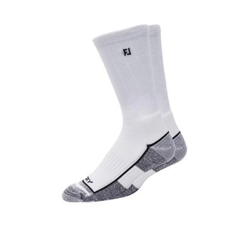 FootJoy ProDry Crew Herren Socken, 1Paar, weiß