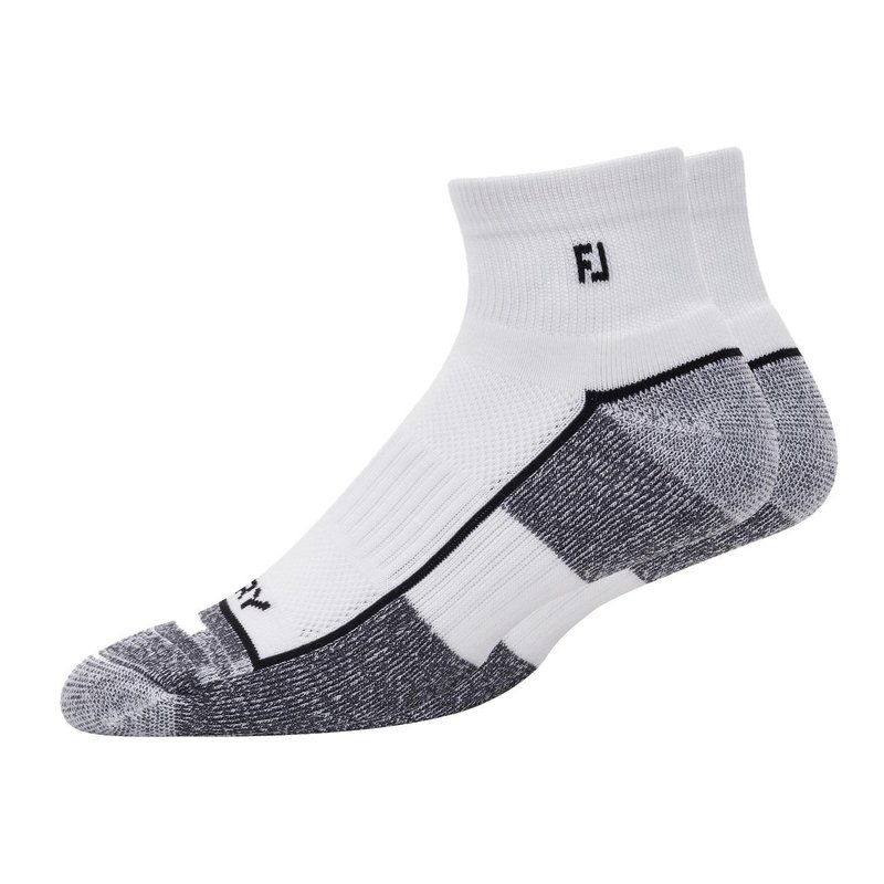 FootJoy ProDry Quarter Herren Socken, weiß