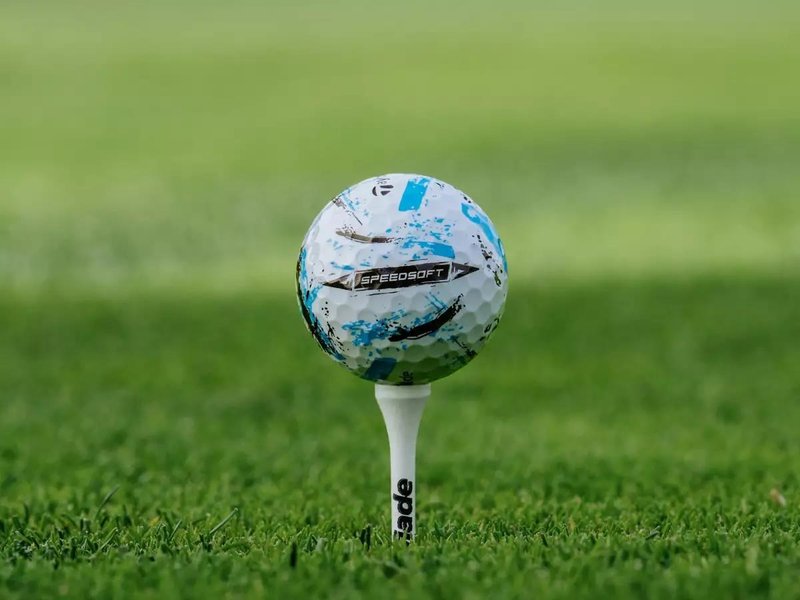 TaylorMade SpeedSoft Ink Golfbälle, mix colors (blau, grün, orange, pink)