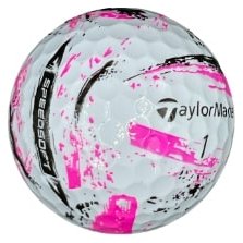 TaylorMade SpeedSoft Ink Golfbälle, mix colors (blau, grün, orange, pink)