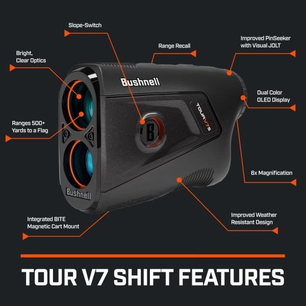Bushnell Tour V7 Shift Laser-Entfernungsmesser